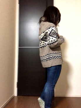 「cepo（セポ）のアイテム（その他アウター）」を使った、こなつさん（レディース・143cm）の冬コーディネート