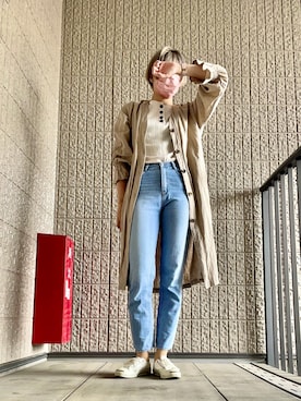 芽ねぎさん（レディース・169cm）の春コーディネート