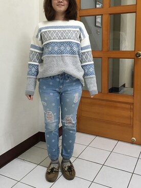 Sophiaさん（レディース・149cm）の冬コーディネート