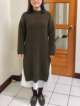 「AS（アス）のアイテム」を使った、Sophiaさん（レディース・149cm）の冬コーディネート