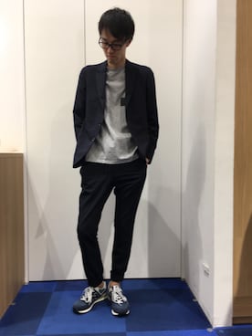 「TRANS CONTINENTS（トランスコンチネンツ）のアイテム（トップス）」を使った、takashi.nさん（メンズ・186cm）の夏コーディネート