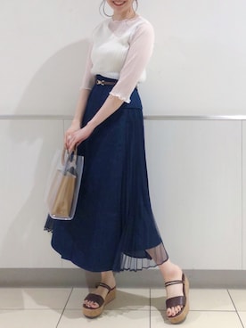 ひ　な　たさん（レディース・160cm）の夏コーディネート