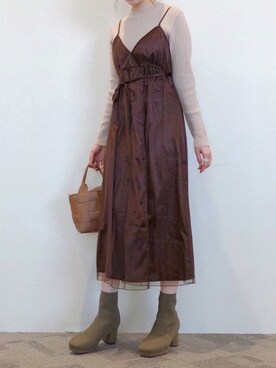 ひ な たさん(レディース・160cm)の冬コーディネート