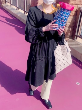 「MM6 Maison Margiela（ｴﾑｴﾑｼｯｸｽ ﾒｿﾞﾝ ﾏﾙｼﾞｪﾗ）のアイテム（ワンピース/ドレス）」を使った、ta19mi12さん（レディース・152cm）の春コーディネート