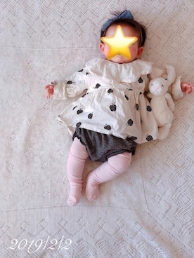 「60cm」｜「アイテム（パンツ）」を使った、⭐︎うみちゃん⭐︎さん（キッズ・60cm）の冬コーディネート