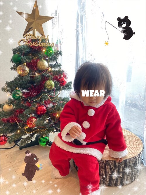 うみちゃん 赤ちゃん本舗のオールインワン サロペットを使ったコーディネート Wear