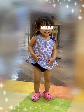 「sense of wonder（センスオブワンダー）のアイテム（トップス）」を使った、⭐︎うみちゃん⭐︎さん（キッズ・80cm）の夏コーディネート