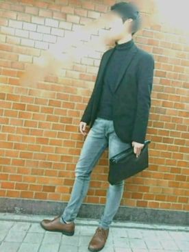 「tk.TAKEO KIKUCHI（ティーケータケオキクチ）のアイテム（その他シューズ）」を使った、Daisukeさん（メンズ・175cm）の秋コーディネート