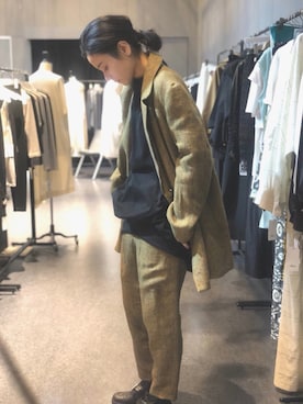 「Hart（ハート）のアイテム」を使った、さかいひろみさん（レディース・164cm）の秋コーディネート