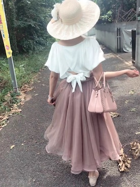 Ms. Okame🌹💚💛さん（レディース・159cm）の夏コーディネート