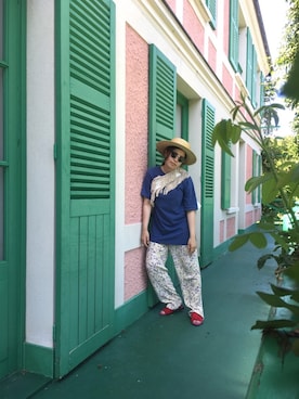 ムラサワヒトミさん（レディース・160cm）の夏コーディネート