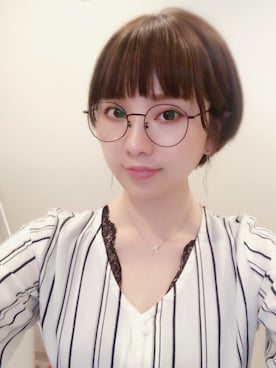 「仕事着」｜「アイテム（シャツワンピース）」を使った、小松 雪さん（レディース・163cm）の夏コーディネート