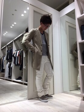 uedaさん（メンズ・177cm）の春コーディネート