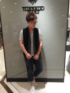 uedaさん（メンズ・177cm）の夏コーディネート