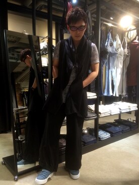 uedaさん（メンズ・177cm）の春コーディネート