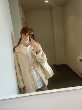 「RETRO GIRL（レトロガール）のセミフレアパンツ（その他パンツ）」を使った、soiさん（レディース・154cm）の秋コーディネート