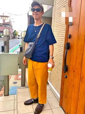 「JUN WATANABE（ジュンワタナベ）のアイテム」を使った、junodart【official】さん（メンズ・168cm）の秋コーディネート