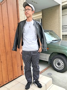 「ANVIL（アンヴィル）のアイテム」を使った、junodart【official】さん（メンズ・168cm）の秋コーディネート