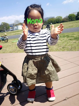 Honoさん（キッズ・80cm）の春コーディネート