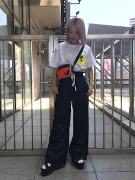 「ila（アイラ）のアイテム」を使った、yukaiwamotoさん（レディース・161cm）の夏コーディネート