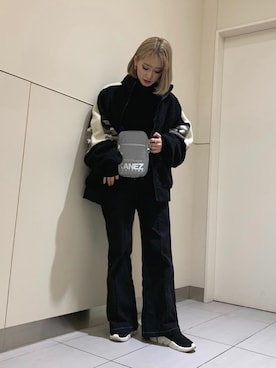 「L.H.P Private Brand（エルエイチピープライベートブランド）のアイテム（ジャケット/アウター）」を使った、yukaiwamotoさん（レディース・161cm）の冬コーディネート
