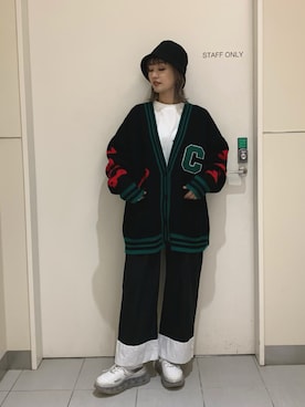 「Chica（チカ）のアイテム」を使った、yukaiwamotoさん（レディース・161cm）の秋コーディネート