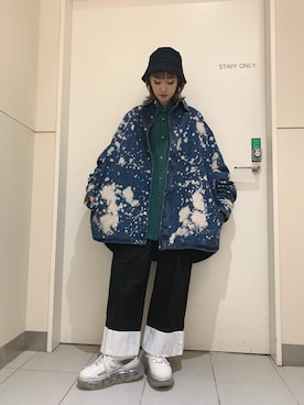 「L.H.P（エルエイチピー）のアイテム（帽子）」を使った、yukaiwamotoさん（レディース・161cm）の秋コーディネート