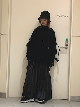 「L.H.P（エルエイチピー）のアイテム（ニット/セーター）」を使った、yukaiwamotoさん（レディース・161cm）の冬コーディネート