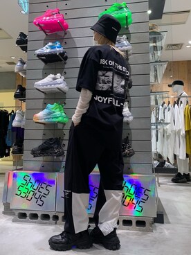 「WHITELAND（ホワイトランド）のアイテム（帽子）」を使った、yukaiwamotoさん（レディース・161cm）の夏コーディネート