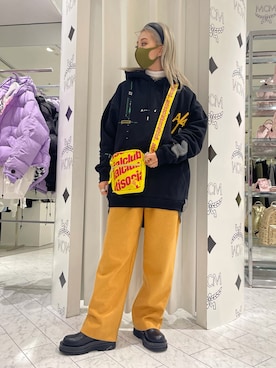「L.H.P（エルエイチピー）のアイテム（スウェット）」を使った、yukaiwamotoさん（レディース・161cm）の冬コーディネート