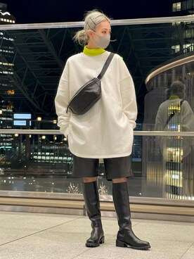 yukaiwamotoさん（レディース・161cm）の冬コーディネート