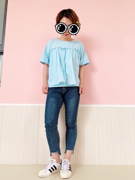 徐小姐么さん（レディース・163cm）の夏コーディネート