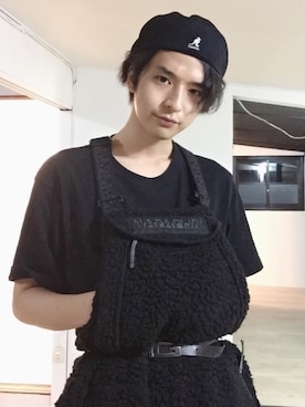 「ストリート服が好き」｜「アイテム（ハンチング/ベレー帽）」を使った、sさん（メンズ・171cm）の秋コーディネート