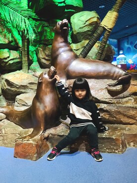 「XLARGE KIDS（エクストララージキッズ）のアイテム（ジャケット/アウター、ブラック系）」を使った、Maki_OldSchoolさん（レディース）の冬コーディネート