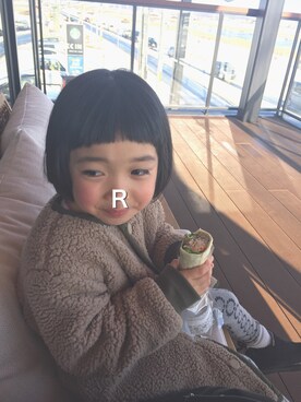 「おんなのこコーデ」｜「アイテム（その他アウター）」を使った、ao0227さん（キッズ・100cm）の冬コーディネート