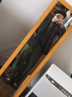 「SHIPS（シップス）のアイテム（ハンチング/ベレー帽）」を使った、きーさんさん（メンズ・170cm）の冬コーディネート