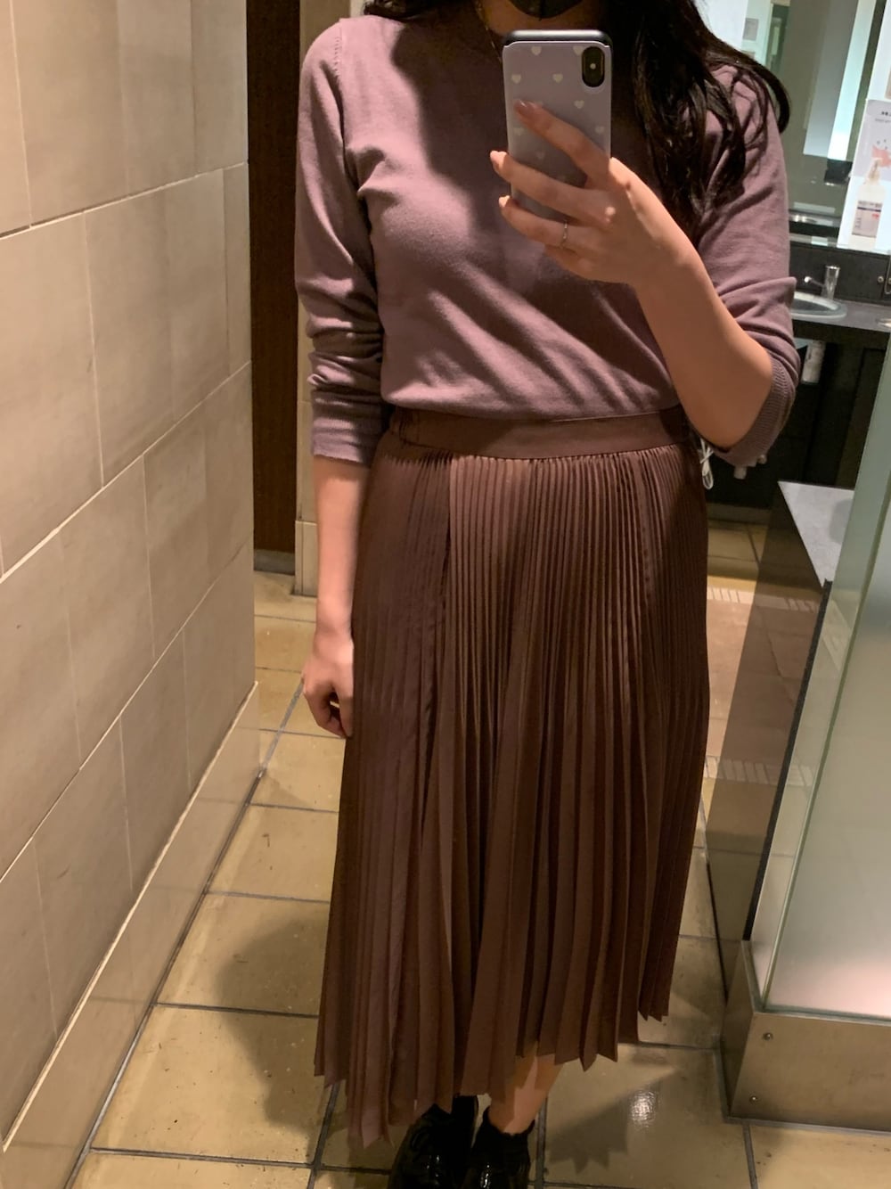 FRAY I.D（フレイアイディー）の「アシメヘムラインプリーツスカート  