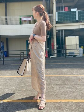 aoiさん（レディース・161cm）の春コーディネート