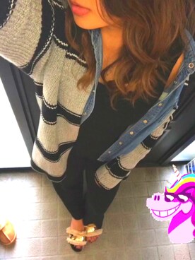 「LOVE」｜「アイテム（サロペット/オーバーオール）」を使った、Annaさん（レディース・156cm）の春コーディネート
