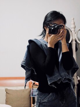 「I.Tのアイテム」を使った、cheesemangoさん（レディース・172cm）の春コーディネート