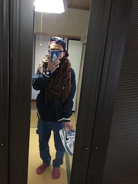 「A.P.C.（アーペーセー）のアイテム（ブルゾン）」を使った、ロンさん（メンズ・160cm）の秋コーディネート