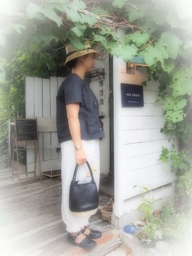 「ワランワヤン（ワランワヤン）のアイテム」を使った、り  かさん（レディース・155cm）の夏コーディネート