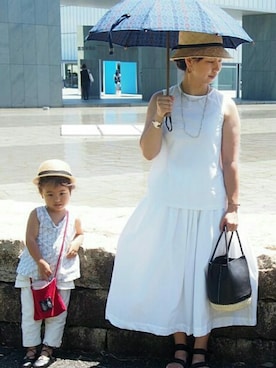 「ワランワヤン（ワランワヤン）のアイテム」を使った、り  かさん（レディース・155cm）の夏コーディネート