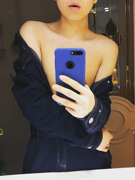 「アイテム（つなぎ/オールインワン、ブルー系）」を使った、驴婆儿さん（メンズ・173cm）の冬コーディネート