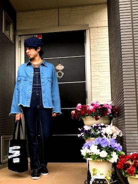 ぼーりーさん（メンズ・178cm）の春コーディネート