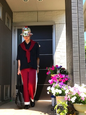 「プロデューサー巻き」｜「アイテム（その他）」を使った、ぼーりーさん（メンズ・178cm）の夏コーディネート