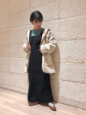 「coen（コーエン）のアイテム（ブルゾン）」を使った、coen   こなさん（レディース・150cm）の秋コーディネート