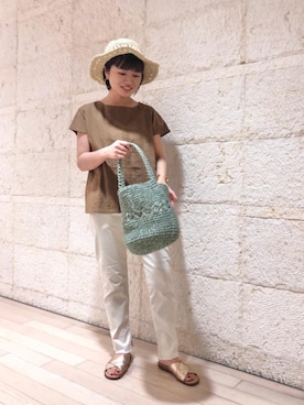 「ベーシックカラー」｜coen   こなさん（レディース・151cm）の夏コーディネート