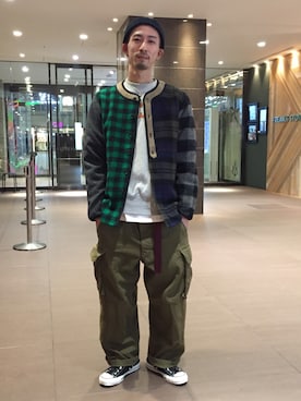 Junpei  Fukadaさん（メンズ・170cm）の冬コーディネート