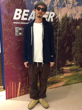 Junpei  Fukadaさん（メンズ・170cm）の冬コーディネート